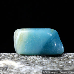 Lemurian Aquatine Calcite Crystal 'Channel High Knowledge'