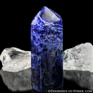 John of God Sodalite Generator Point Crystal