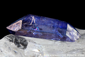 Tanzine Aura Himalayan Quartz Record Keeper Crystal - Rare