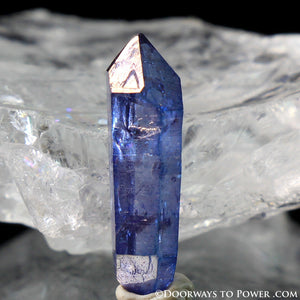 Tanzine Aura Himalayan Quartz Record Keeper Crystal - Rare