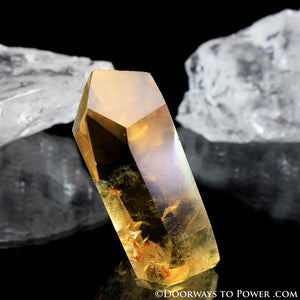 John of God Citrine Future & Past Time Link Casa Crystal Point