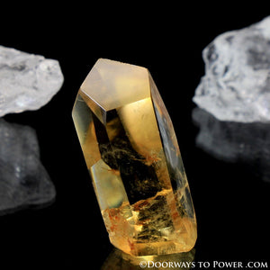 John of God Citrine Future & Past Time Link Casa Crystal Point
