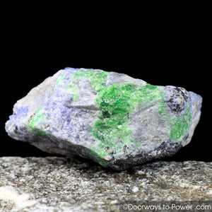 Tanzanite & Tsavorite Crystal Specimen Synergy 12 Stone