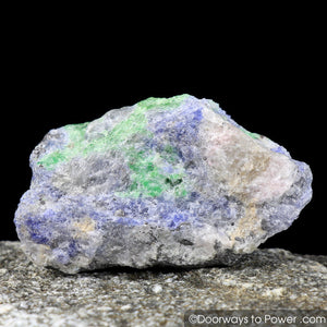Tanzanite & Tsavorite Crystal Specimen Synergy 12 Stone