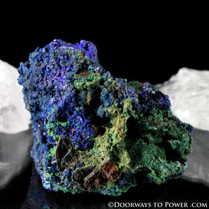 Royal Blue Azurite with Malachite Mineral Specimen A +++ Quality
