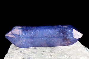 Tanzine Aura Himalayan Quartz Record Keeper Twin Crystal