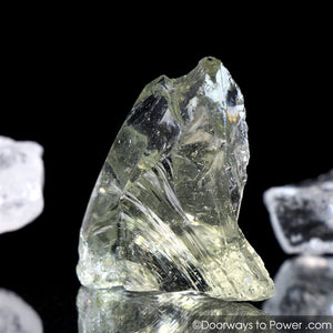 Elder Clear Monatomic Andara Crystal Tower w/ Rainbows