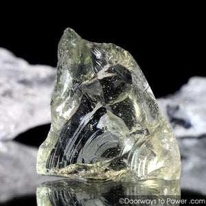 Elder Clear Monatomic Andara Crystal Tower w/ Rainbows