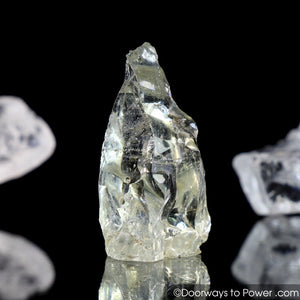 Elder Clear Monatomic Andara Crystal Point w/ Rainbows