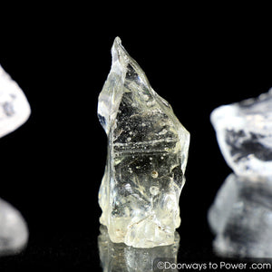 Elder Clear Monatomic Andara Crystal Point w/ Rainbows