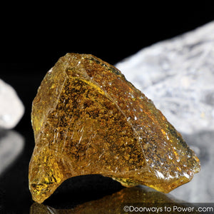 Lemurian Amber Sea Foam Andara Crystal