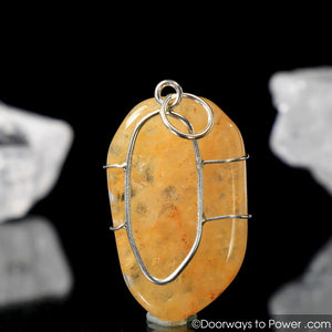 Himalaya Gold Azeztulite Pendant Azozeo Activated