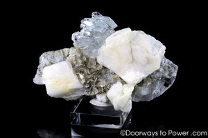 Goshenite on Muscovite Specimen A+++ Collector Quality