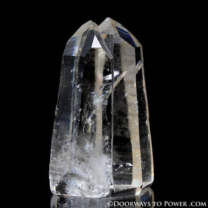 Lemurian Seed Quartz Pleiadian Starbrary Tantric Twin Crystal Point A +++