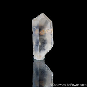 Satyaloka Clear Azeztulite Quartz Crystal Point w/ Time Link