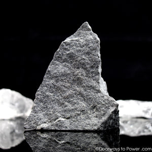 Black Azeztulite Crystal Altar Stone Azozeo Activated