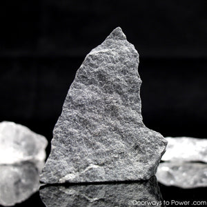 Black Azeztulite Crystal Altar Stone Azozeo Activated