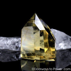 John of God Blessed Citrine Abundance Casa Crystal Point