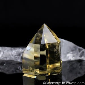 John of God Blessed Citrine Abundance Casa Crystal Point