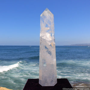 Exquisite 22" John of God Clear quartz Casa Healing Crystal Point 'Manifest Spirit' 20 lbs