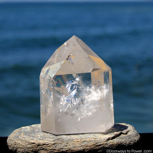 John of God Master Dow Casa Crystal Point w/ Rainbows 'Museum Quality'