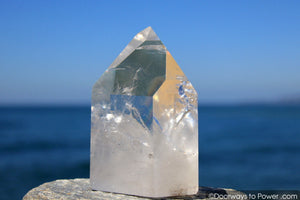 John of God Master Dow Casa Crystal Point w/ Rainbows 'Museum Quality'