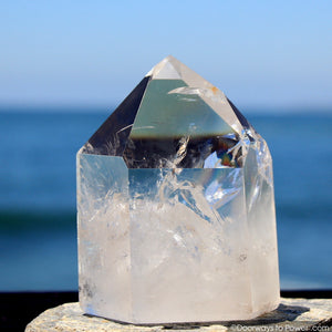 John of God Master Dow Casa Crystal Point w/ Rainbows 'Museum Quality'