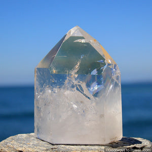 John of God Master Dow Casa Crystal Point w/ Rainbows 'Museum Quality'