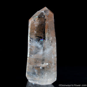 Pink Lemurian Seed Quartz Tantic Twin Record Keeper Crystal Point