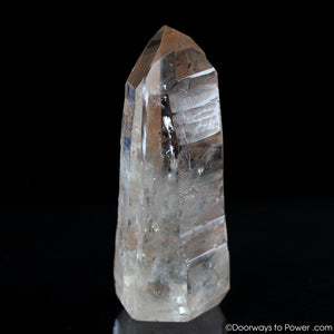 Pink Lemurian Seed Quartz Tantic Twin Record Keeper Crystal Point