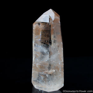 Pink Lemurian Seed Quartz Tantic Twin Record Keeper Crystal Point