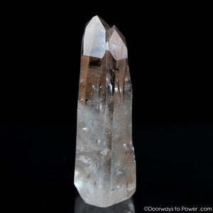 Pink Lemurian Seed Quartz Tantic Twin Record Keeper Crystal Point