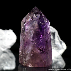 John of God Amethyst Temple Heart Dow Casa Crystal Point 'Collectors Quality'