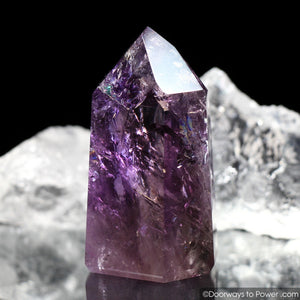 John of God Amethyst Temple Heart Dow Casa Crystal Point 'Collectors Quality'