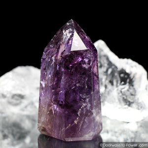 John of God Amethyst Temple Heart Dow Casa Crystal Point 'Collectors Quality'
