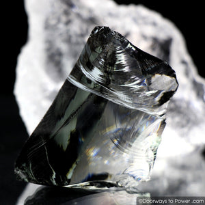 Iridium Black Monatomic Andara Crystal 'Mastery of the Mysteries'