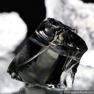 Iridium Black Monatomic Andara Crystal 'Mastery of the Mysteries'