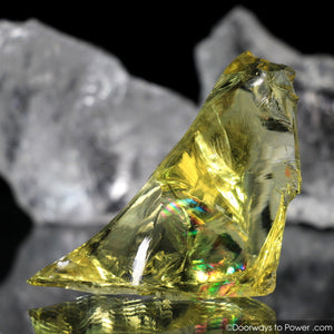 Amazing Dynamic Helidor Monatomic Andara Crystal w/ Rainbows