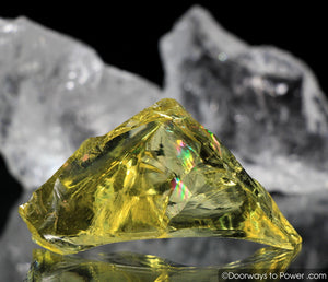 Amazing Dynamic Helidor Monatomic Andara Crystal w/ Rainbows