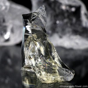 Celestial Gold Monatomic Andara Crystal w/ Rainbows 'Otherworldly'