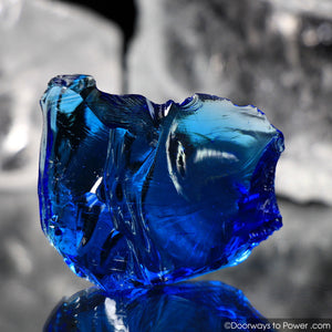 Electric Blue Atlantean Andara Crystal