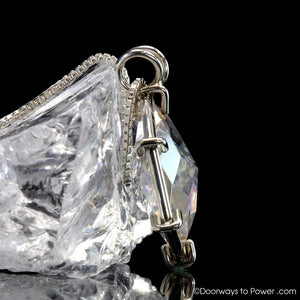 Angel Aura Flower of Life Crystal Pendant