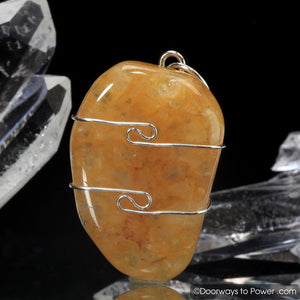 Himalaya Gold Azeztulite Pendant Azozeo Activated