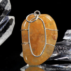 Himalaya Gold Azeztulite Pendant Azozeo Activated