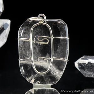 Satyaloka Azeztulite Azozeo Activated Pendant .925 SS