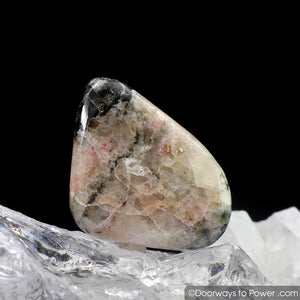 Tugtupite Crystal Polished & Tumbled Stone * Very Rare * Greenland