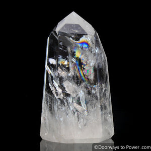 John of God Master Dow Casa Crystal Point 'Museum Quality' & Amazing Rainbows