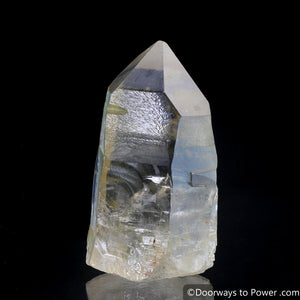 Golden Healer Lemurian Master Record Keeper Crystal w/ Time Link