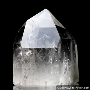 John of God Casa Crystal Point w/ Striking Rainbows 'Museum Quality' One of a Kind!