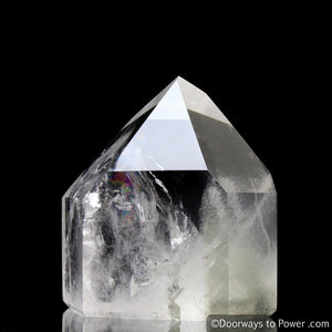 John of God Casa Crystal Point w/ Striking Rainbows 'Museum Quality' One of a Kind!